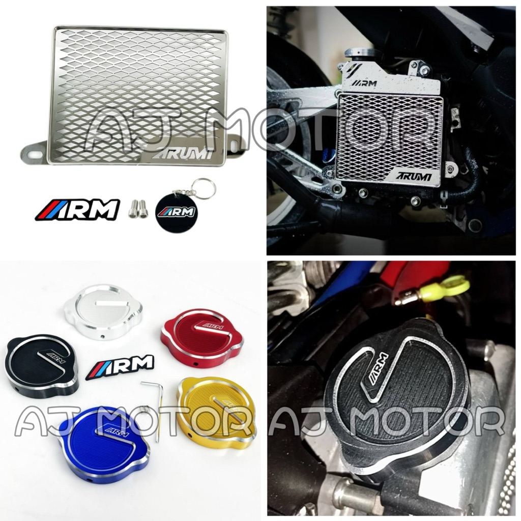 ORI ARUMI YAMAHA NVX155 V1 V2 V3 ABS / NMAX155 V1 V2 V3 RADIATOR COVER ...