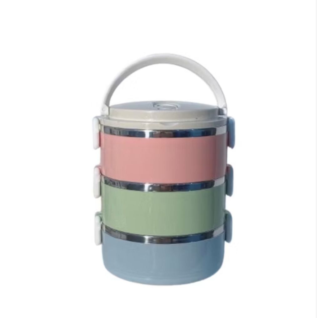 Launch Box Food Grade container Stainless Steel 3 layer Combination ...