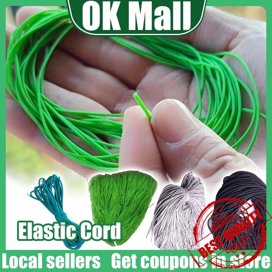 6M Golden Elastic Tag Rope/ 2MM Domestic Hair Tie Material/Pom Pom ...