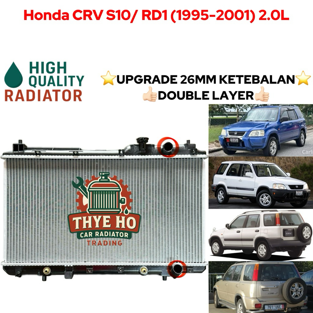HONDA CRV S10/ RD1 (1995-2001) 2.0L 26MM DOUBLE LAYER (AUTO/MANUAL ...