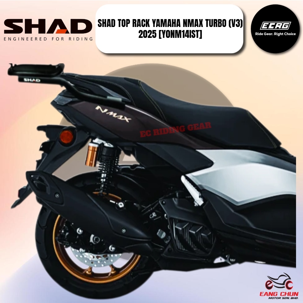 SHAD TOP RACK YAMAHA NMAX TURBO (V3) 2025 Y0NM14IST | Shopee Malaysia