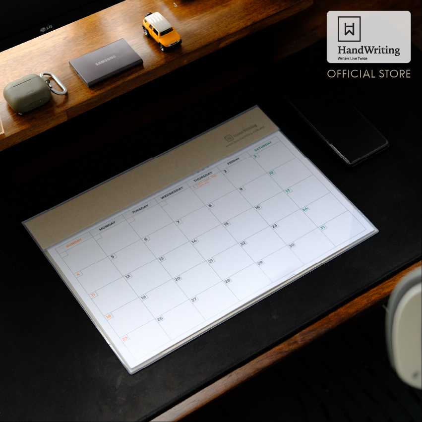 Handwriting 2026 Monthly Table Desk Planner Smart Planning Calendar MTP ...