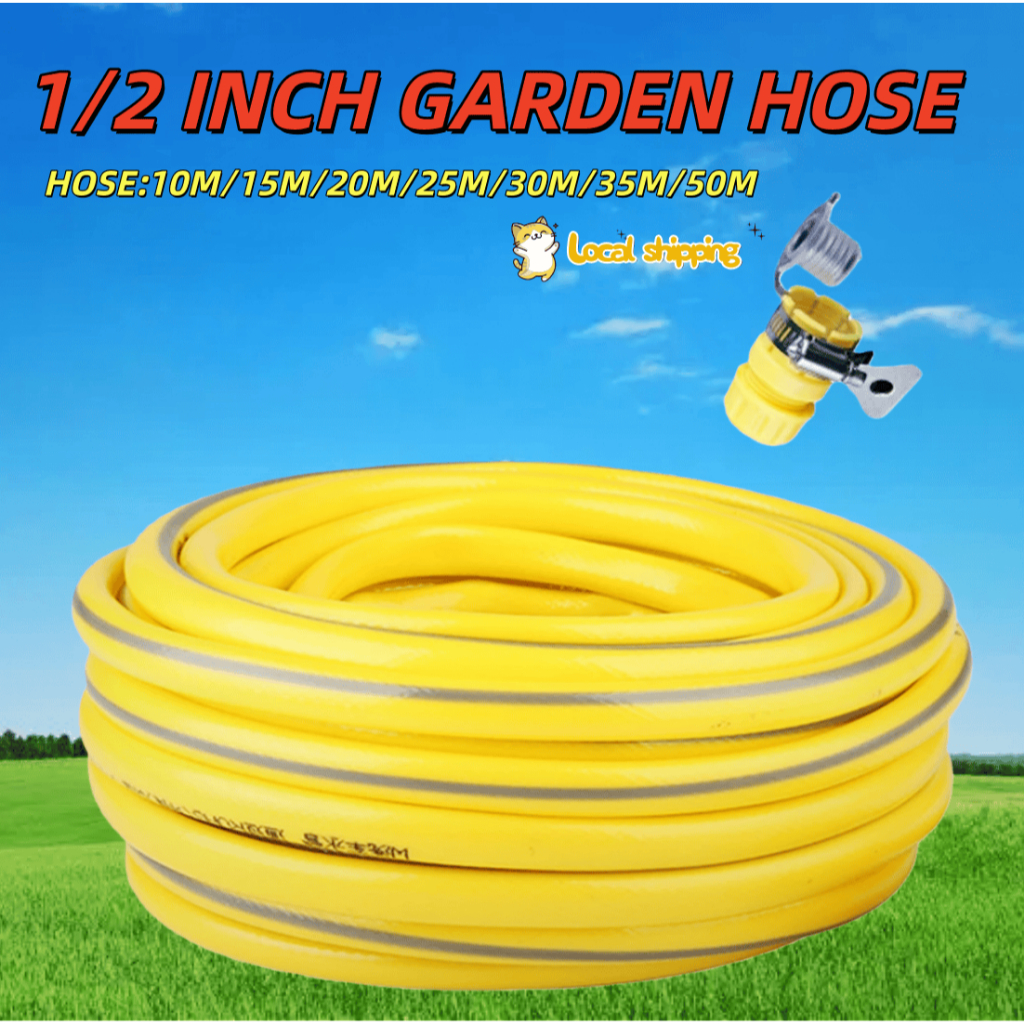 10M-50M 1/2 inci Hos Taman Paip Air Fleksibel Paip Taman PVC Udara 3 ...