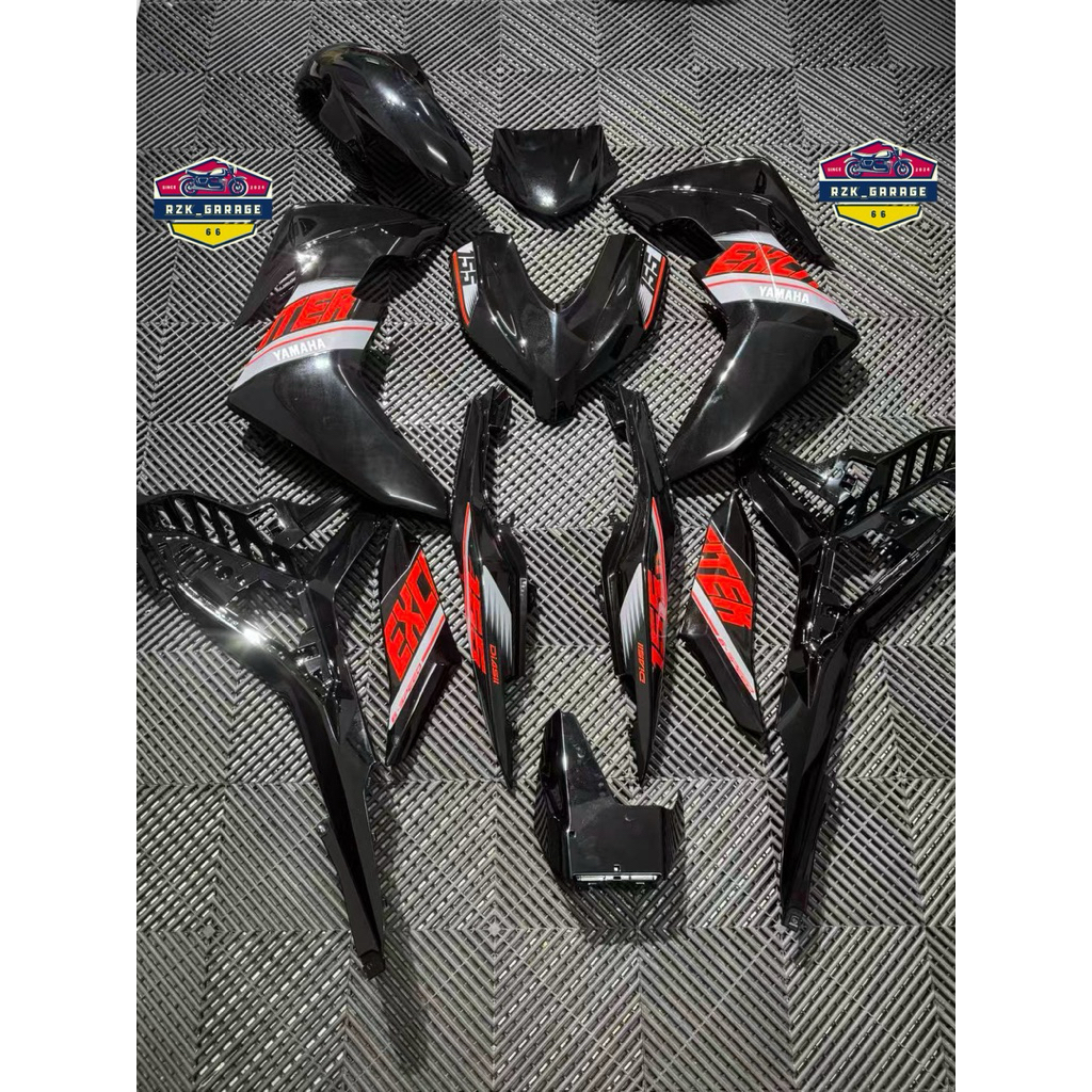 🇻🇳COVERSET EXCITER BLACK RED Y16ZR V1 V2 YAMAHA Y16 V2 HLY COVERSET ...