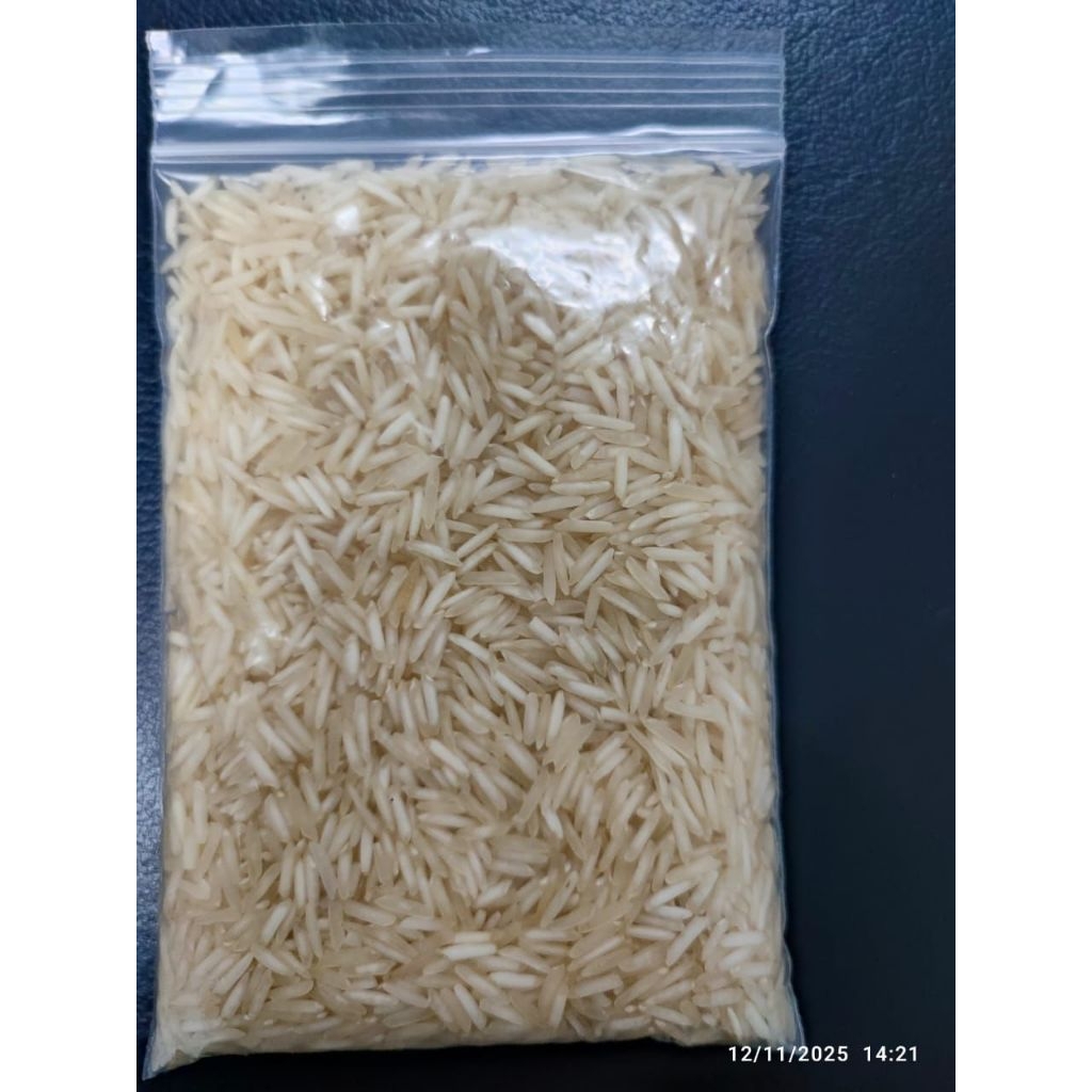 Basmati Steam Pusa 1509 Long Grain White Rice 250g, 500g & 1kg | Shopee ...