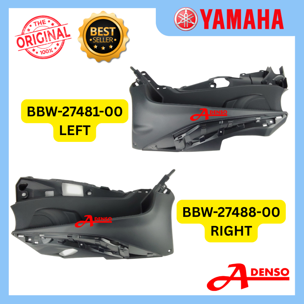 XP560D BOARD FOOTREST LEFT & RIGHT, MT.BLACK (ORIGINAL100%YAMAHA) BBW ...