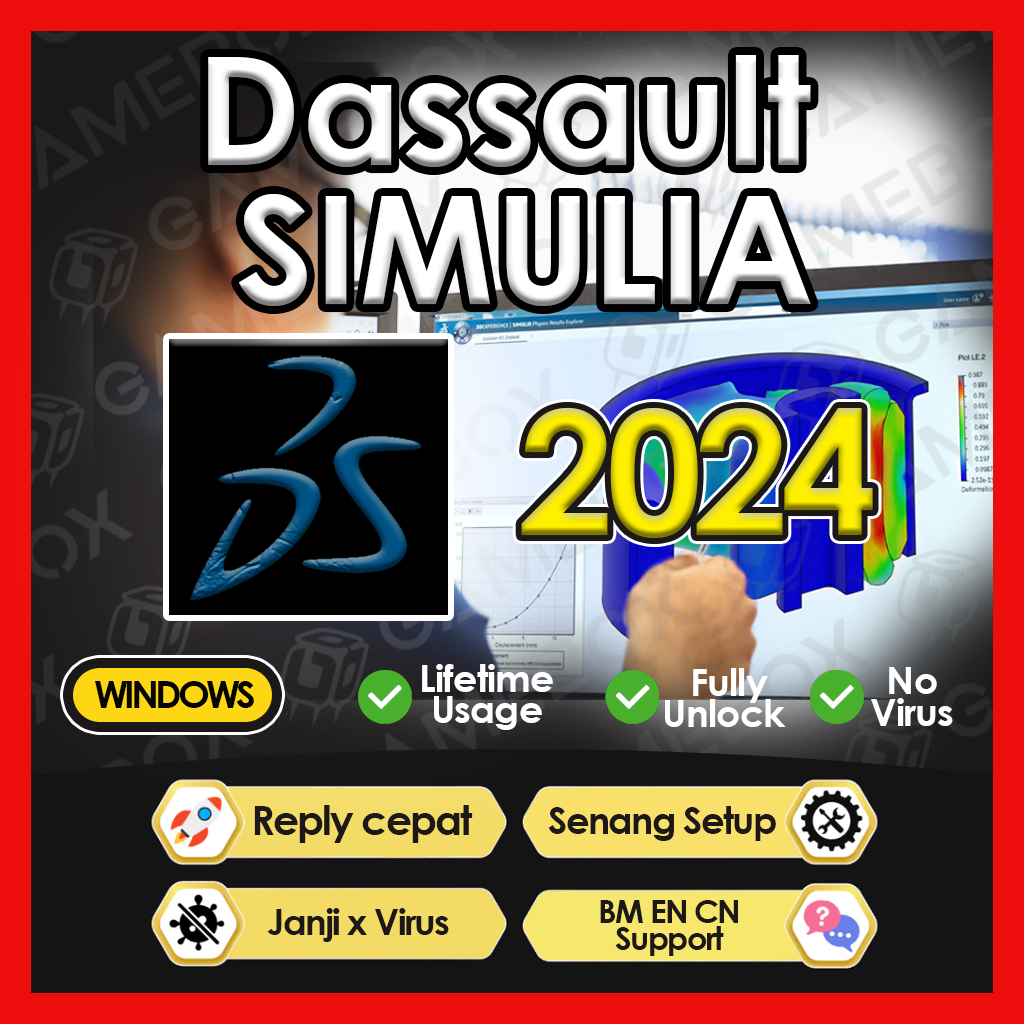 DS SIMULIA Suite 2024💯 EASY INSTALL 💯 LIFETIME PREMIUM 💯 FAST DELIVERY ...