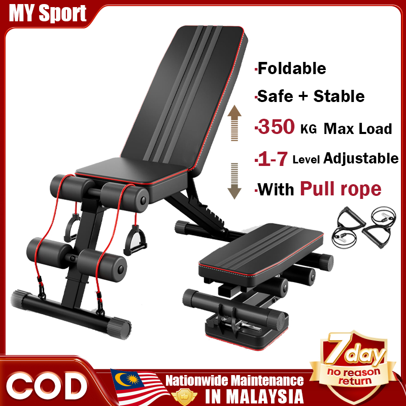 Dumbbell Bench Fitness Adjustable Multifunctional Thicken Gym Exercise ...