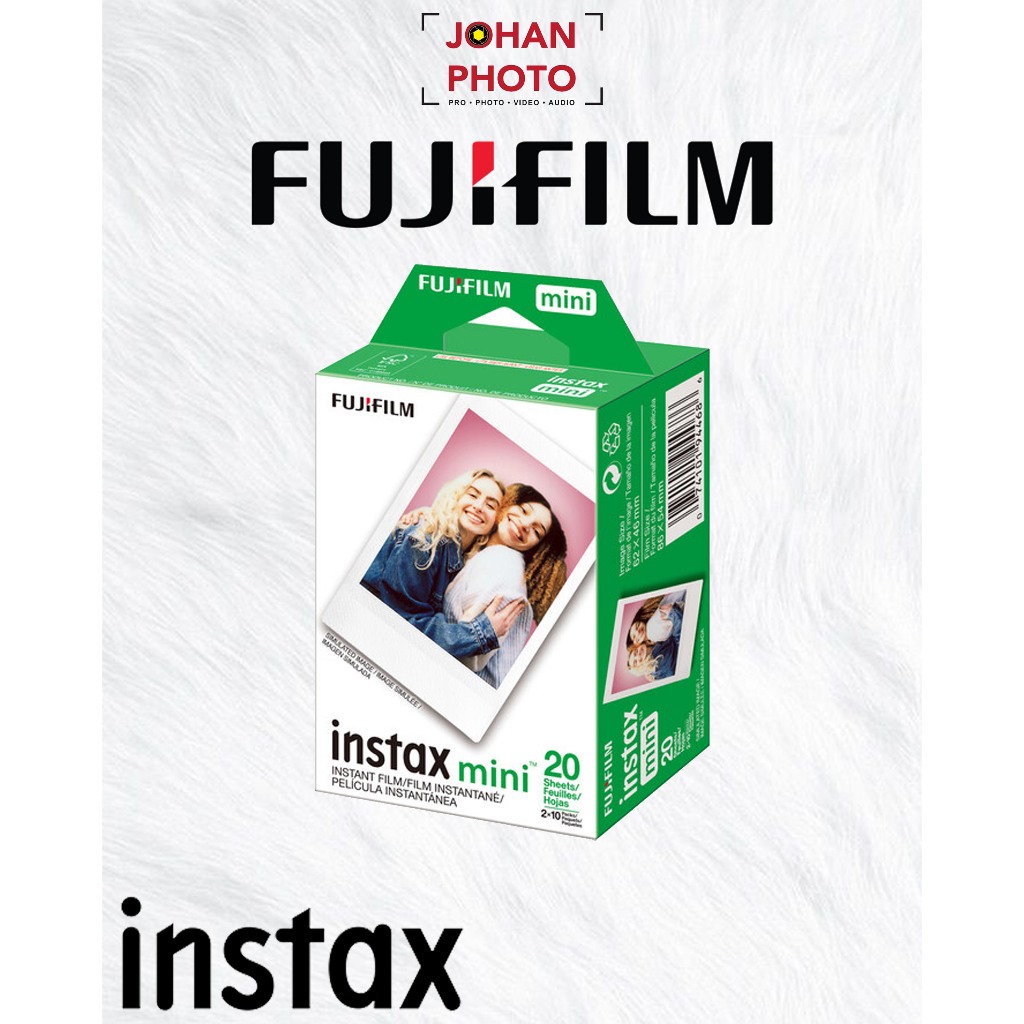 FUJIFILM Instax Mini Color Plain Film (20 Sheets) | Shopee Malaysia