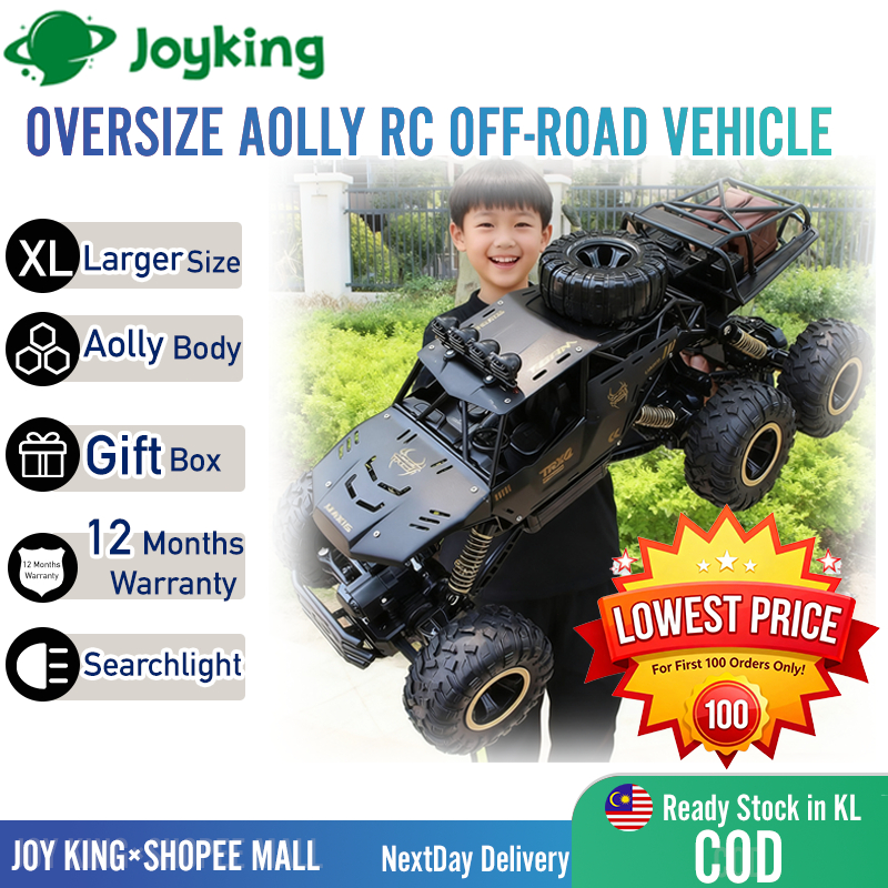 46CM Large Scale RC Car 6WD Kereta Kontrol Monster Truck Remote Control ...