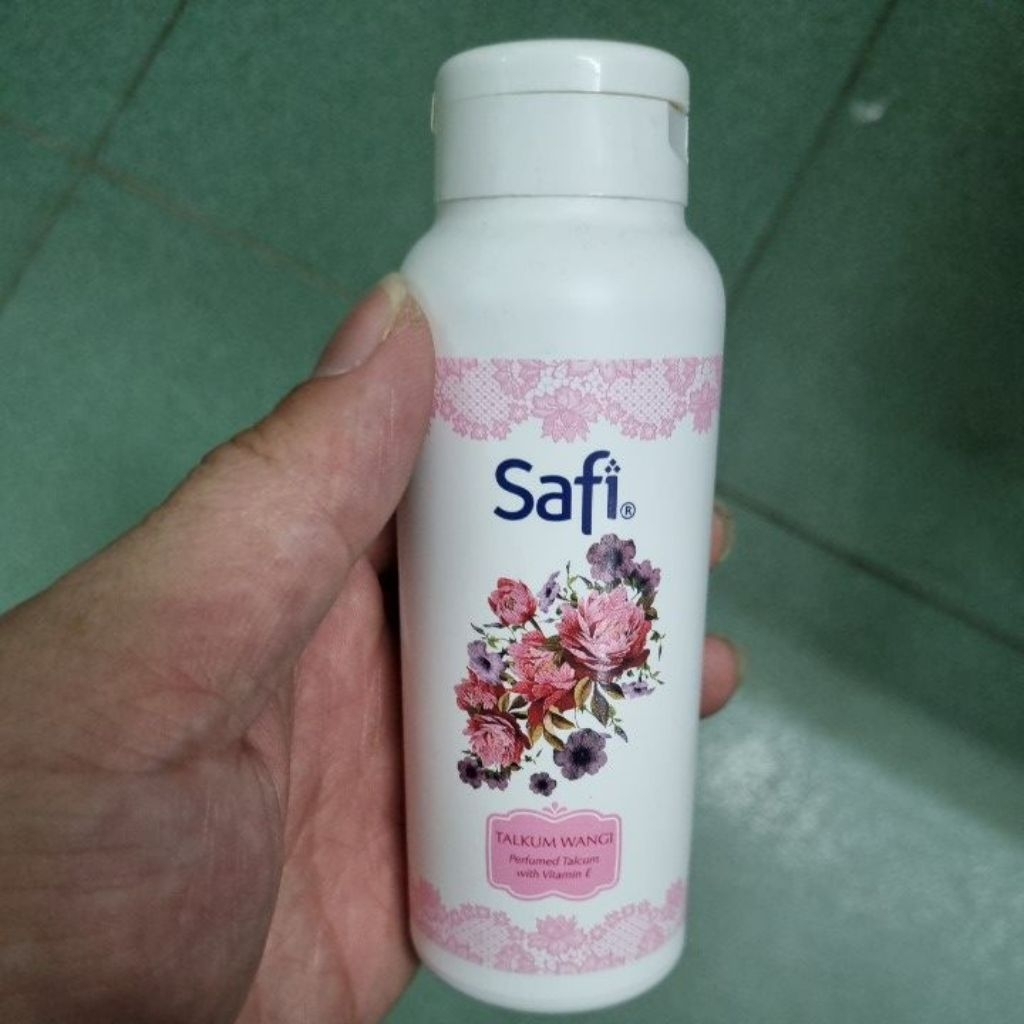 SAFI BODY POWDER TALKUM WANGI PERFUMED TALCUM WITH VITAMIN E 60GM ...