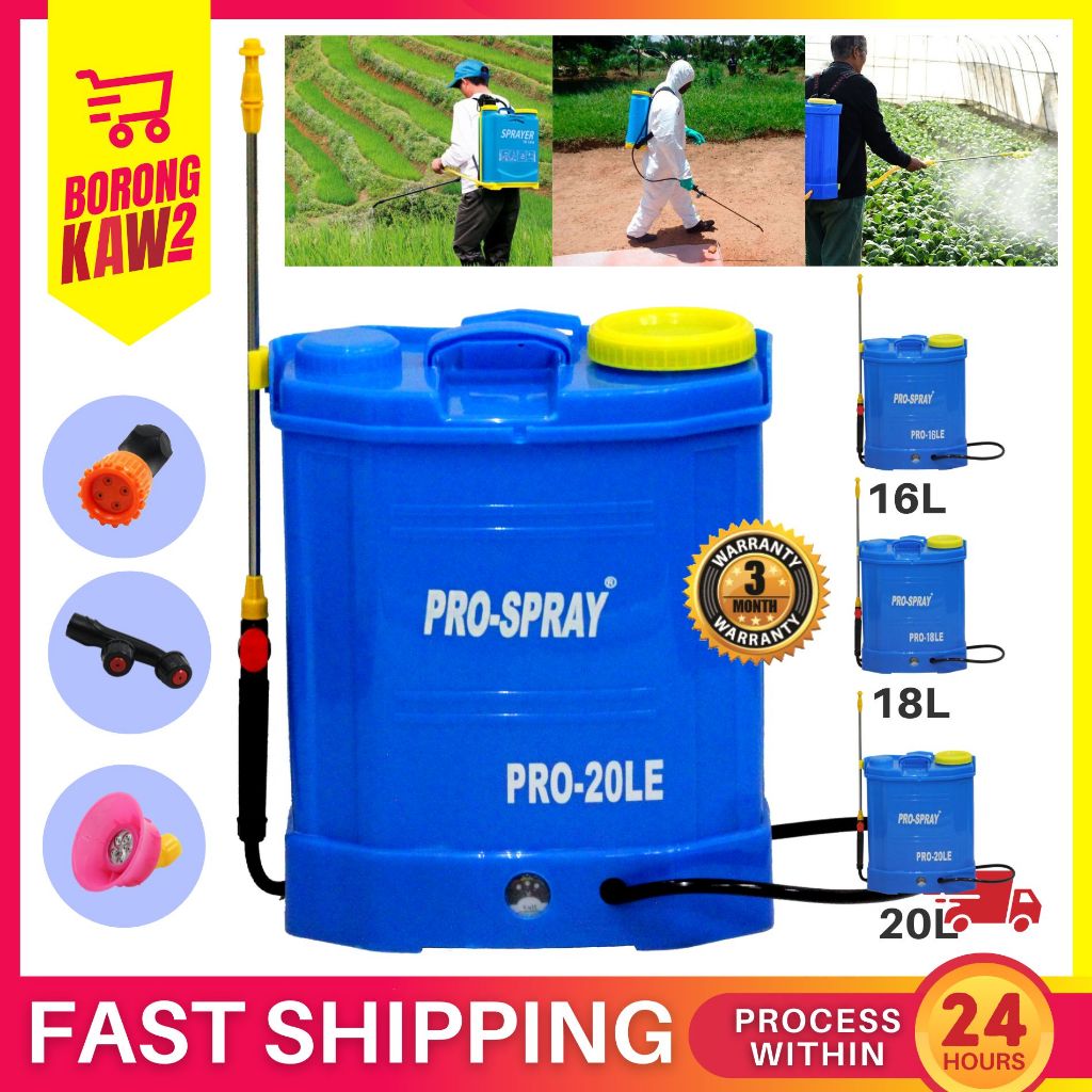 BKK PRO SPRAY / LADDERMAN / PRODIY Battery Sprayer Electric Pump Racun ...