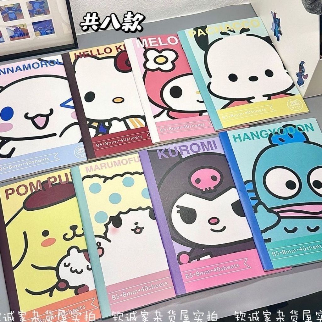 30 Pages B5 Sanrio Cute Notebook Buku Nota Comel Student Office Note ...