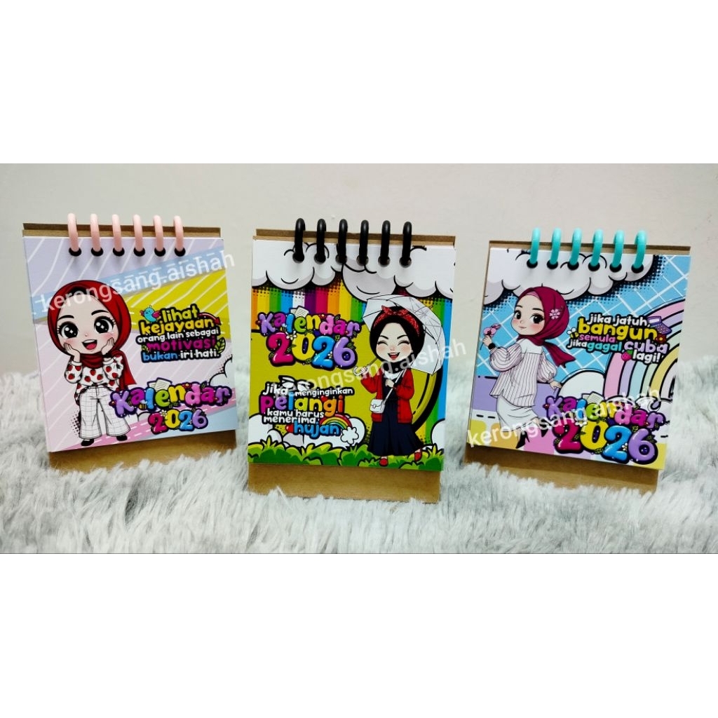 NO COD MINI CALENDAR SOFT STAND 2026 / KALENDAR MEJA MINI 2026 ...