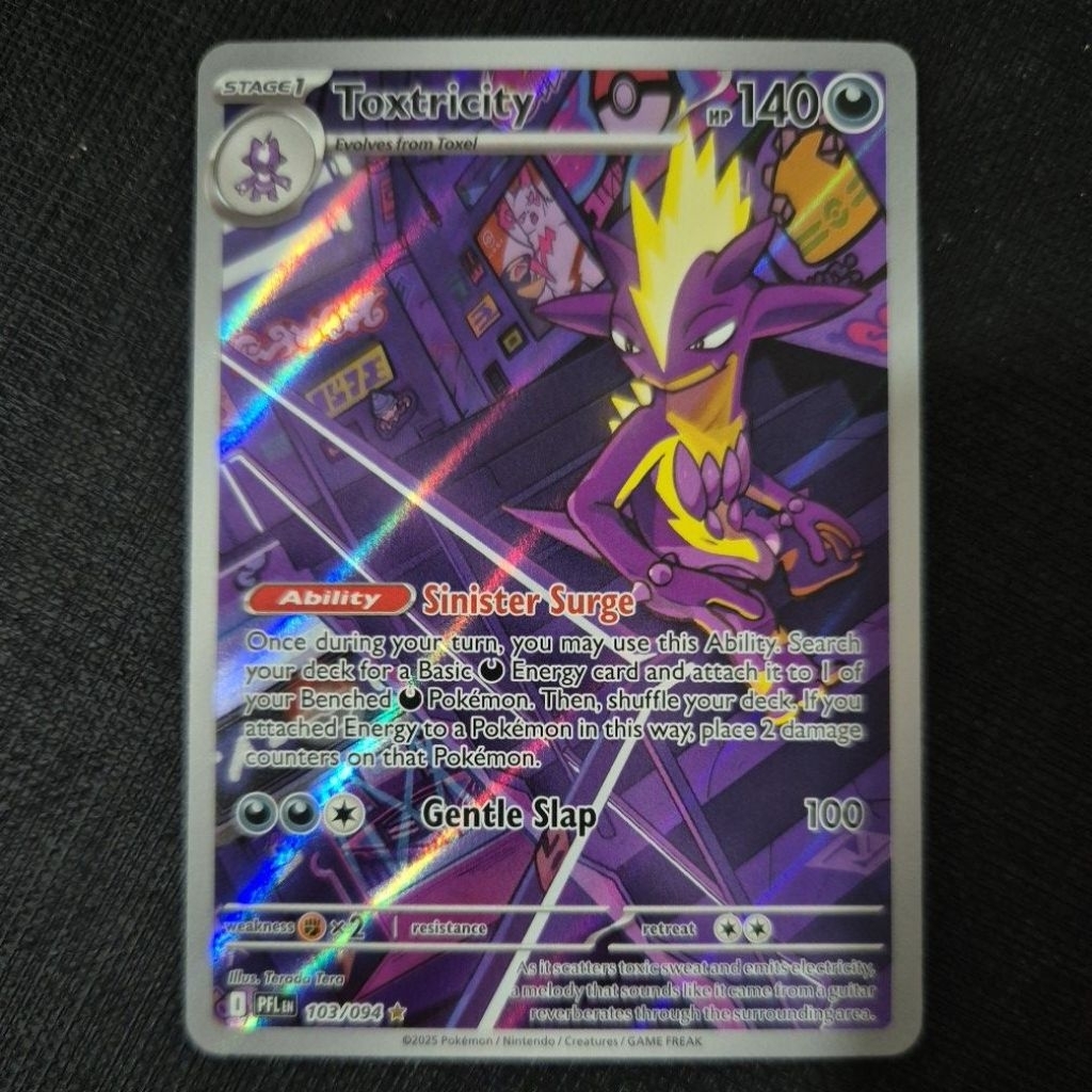 Pokemon Card TCG : ME02 Phantasmal Flames : Toxtricity 103/094 ...
