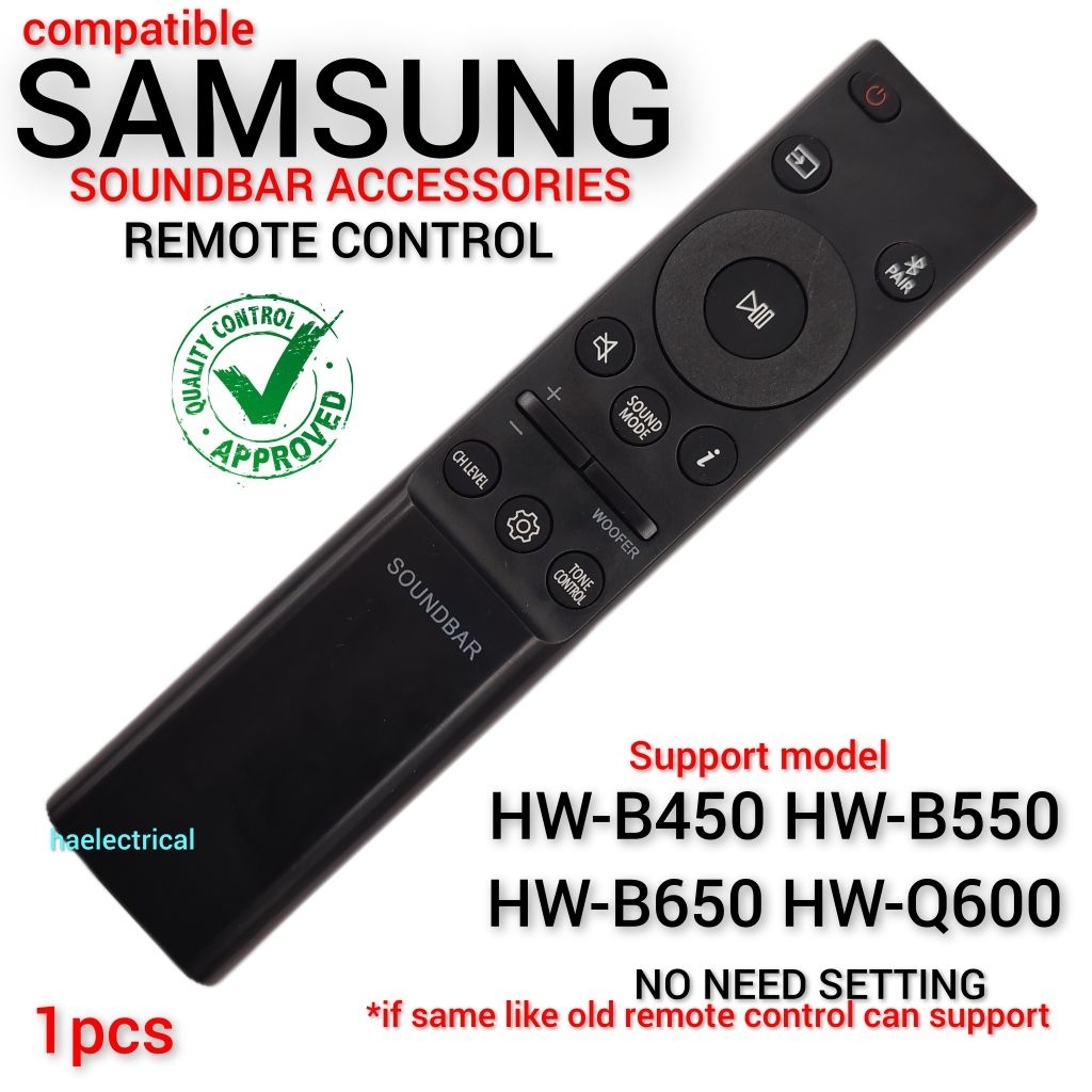 Samsung soundbar accessories REMOTE CONTROL for HW-B450 HW-B550 HW-B650 ...