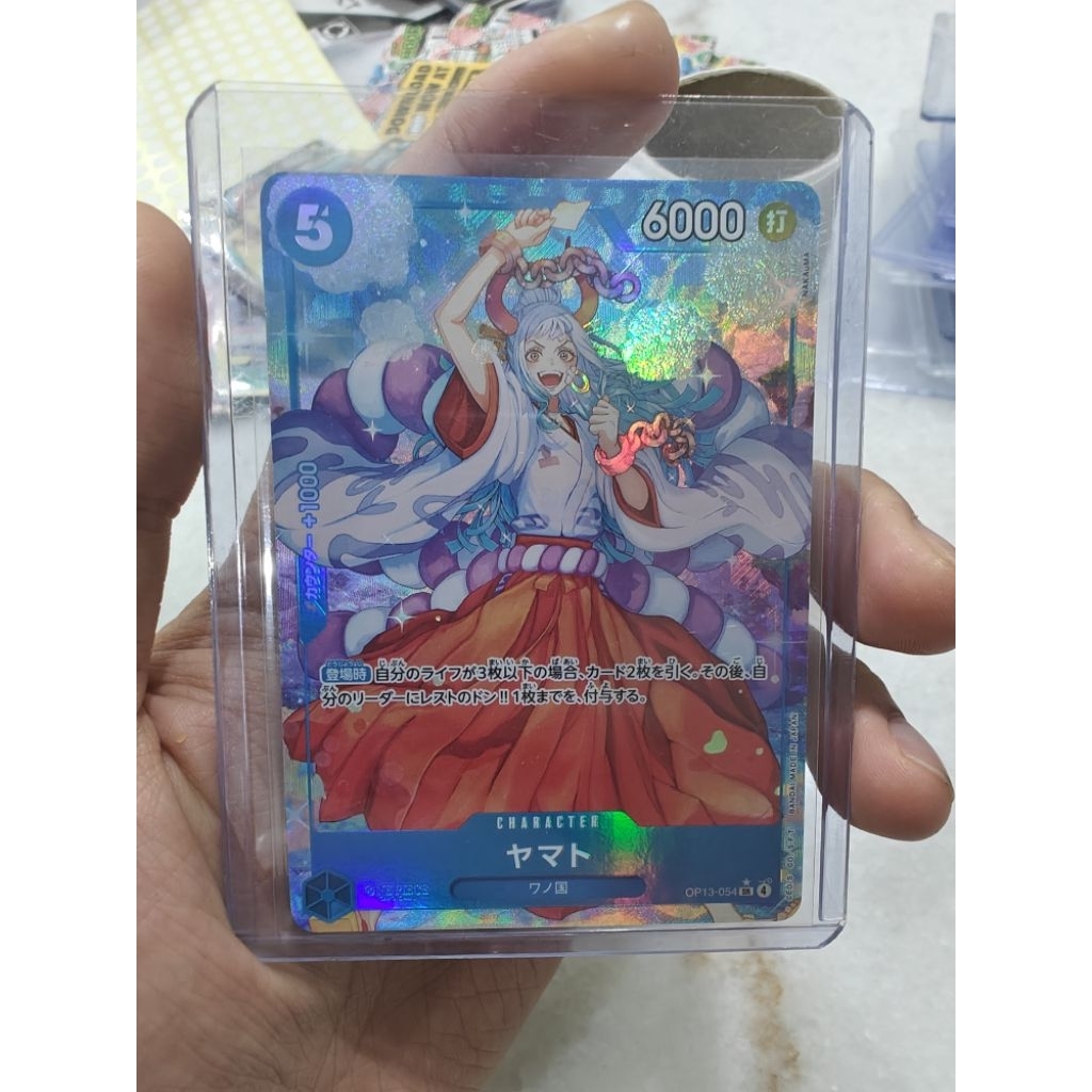 Bandai One Piece OPTCG Parallel AA SR OP13-054 Yamato | Shopee Malaysia