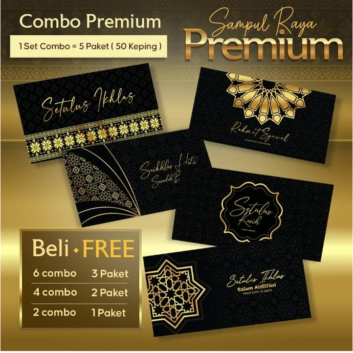 Sampul Raya 2026 | Set Combo Premium | 5 design Limited Edition ...