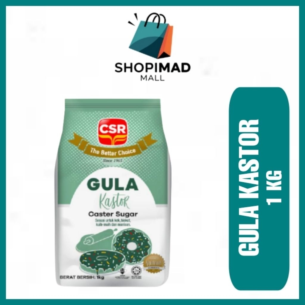 [1KG] CSR GULA KASTOR | CASTOR SUGAR | GULA KASTER | CASTER SUGAR ...