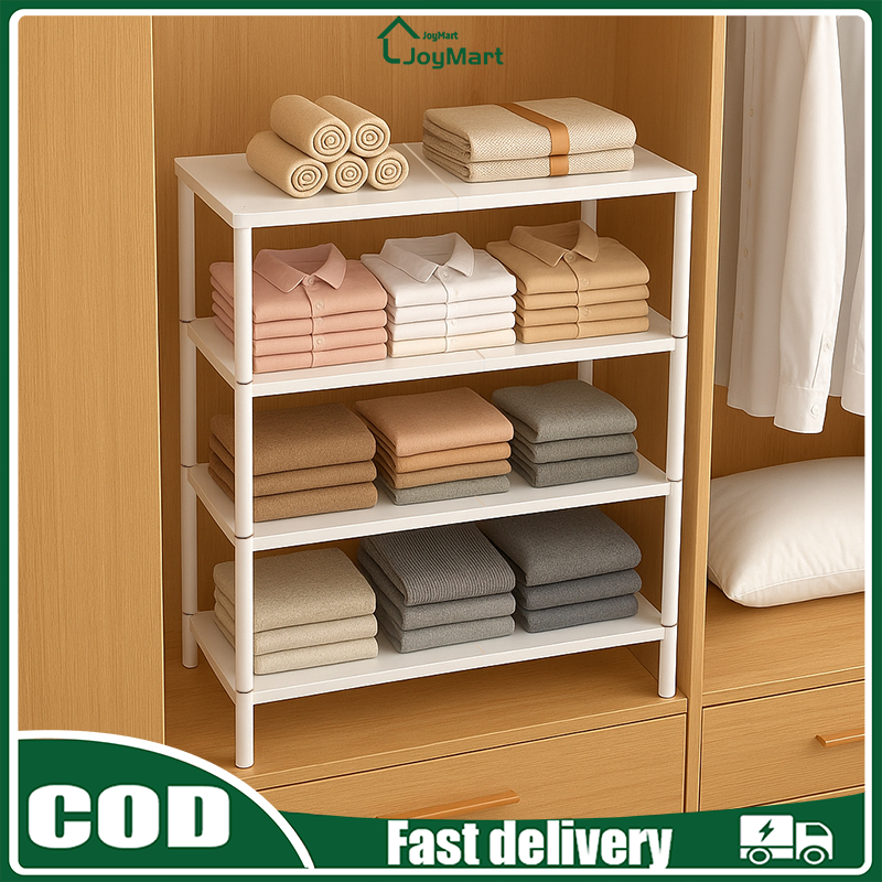 Metal Storage Rack Wardrobe Organizer Rack Clothes Organizer Storage ...