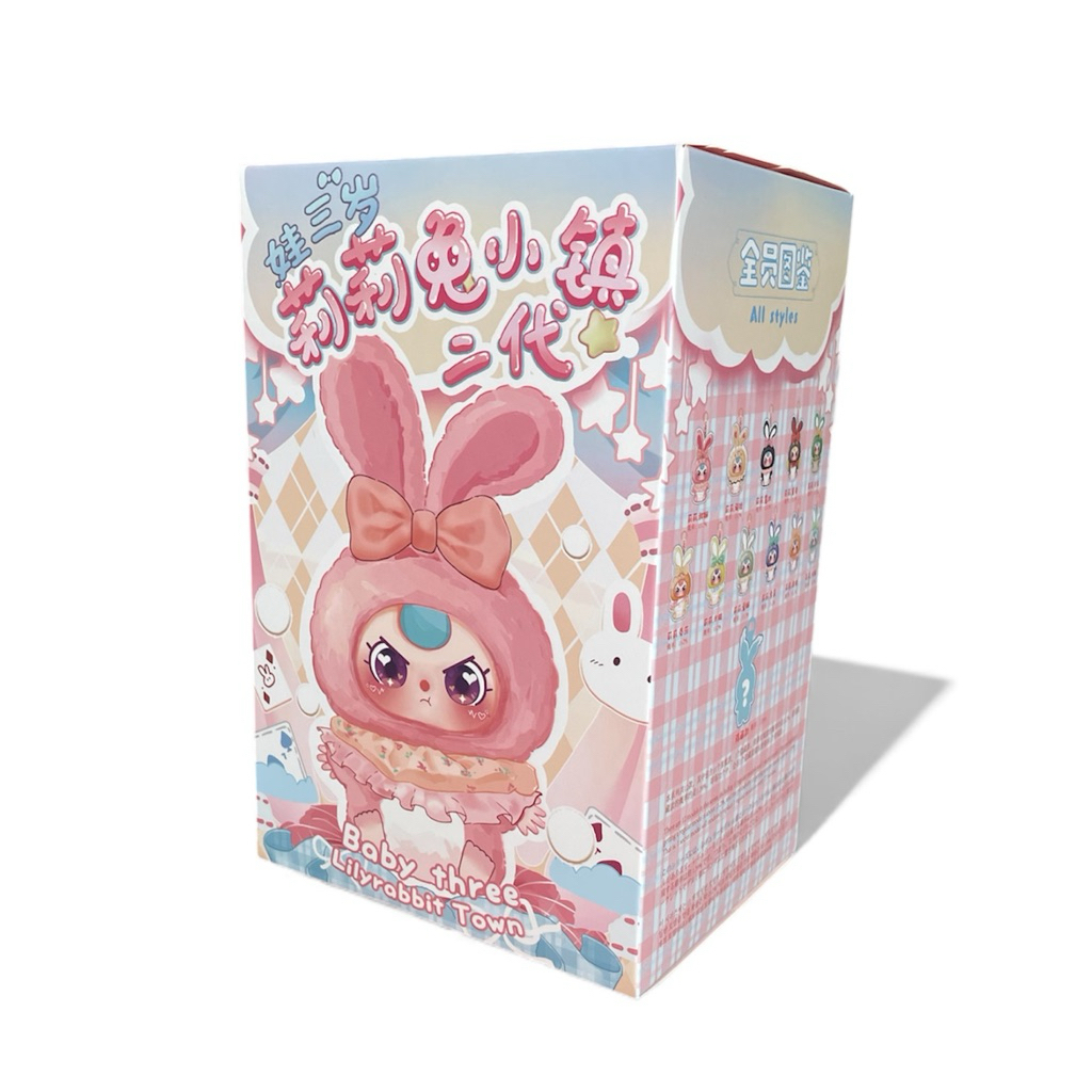Baby Three Lily Rabbit Town V2 Plush Doll Blind Box | Shopee Malaysia