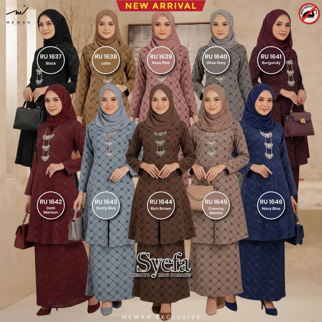 Kebaya Riau PAHANG SYEFA Riau Muslimah Riau Pahang Riau Exclusive ...