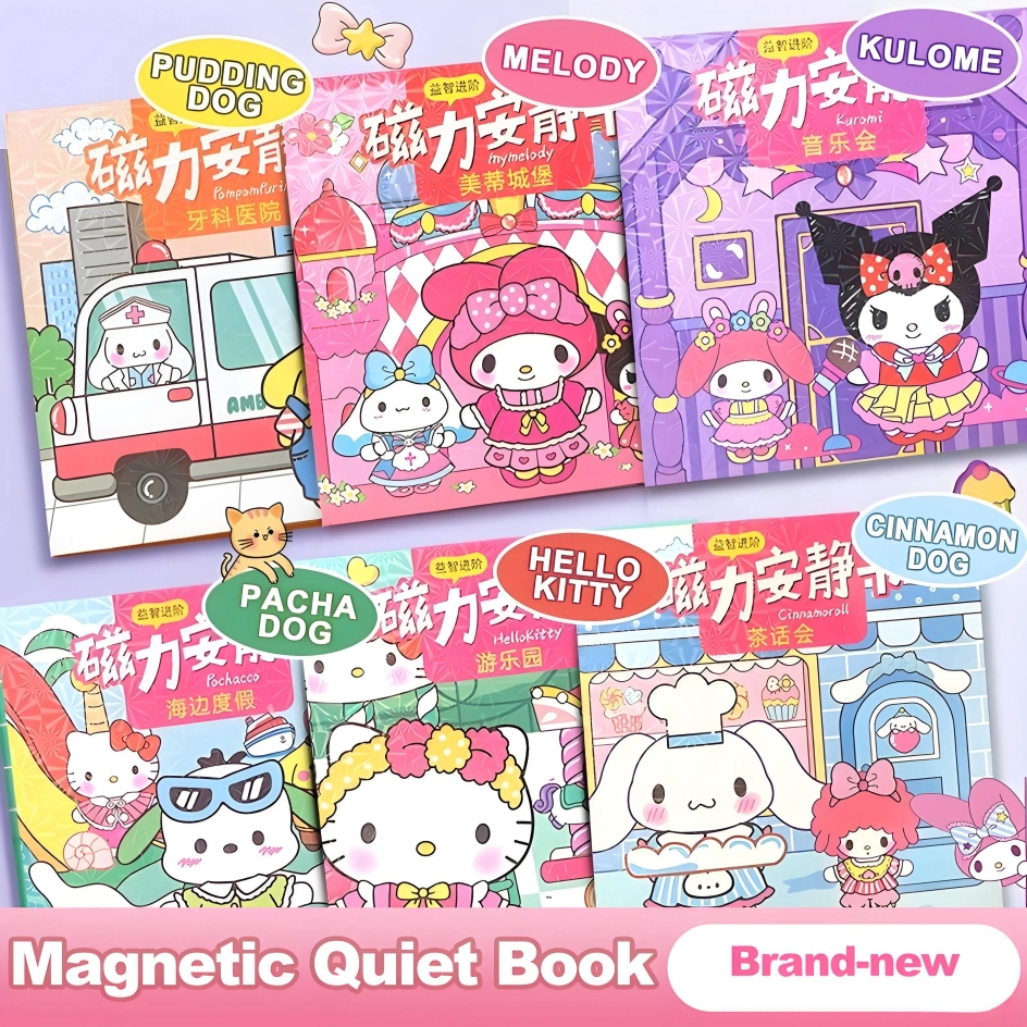 [Local delivery]18x56CM Magnet Quiet Book Big Size DIY Magnetic ...