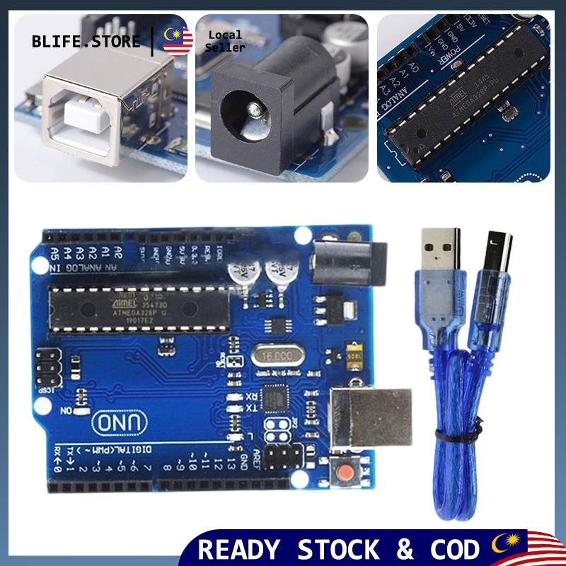 UNO R3 Improved Development Board CH340 Driver ATmega328P ...