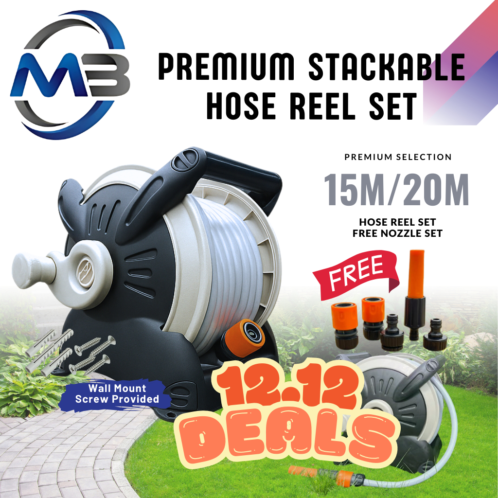 Stackable Hose Reel Set 15M/20M Pro Series Hose Reel Set 20M/30M ...