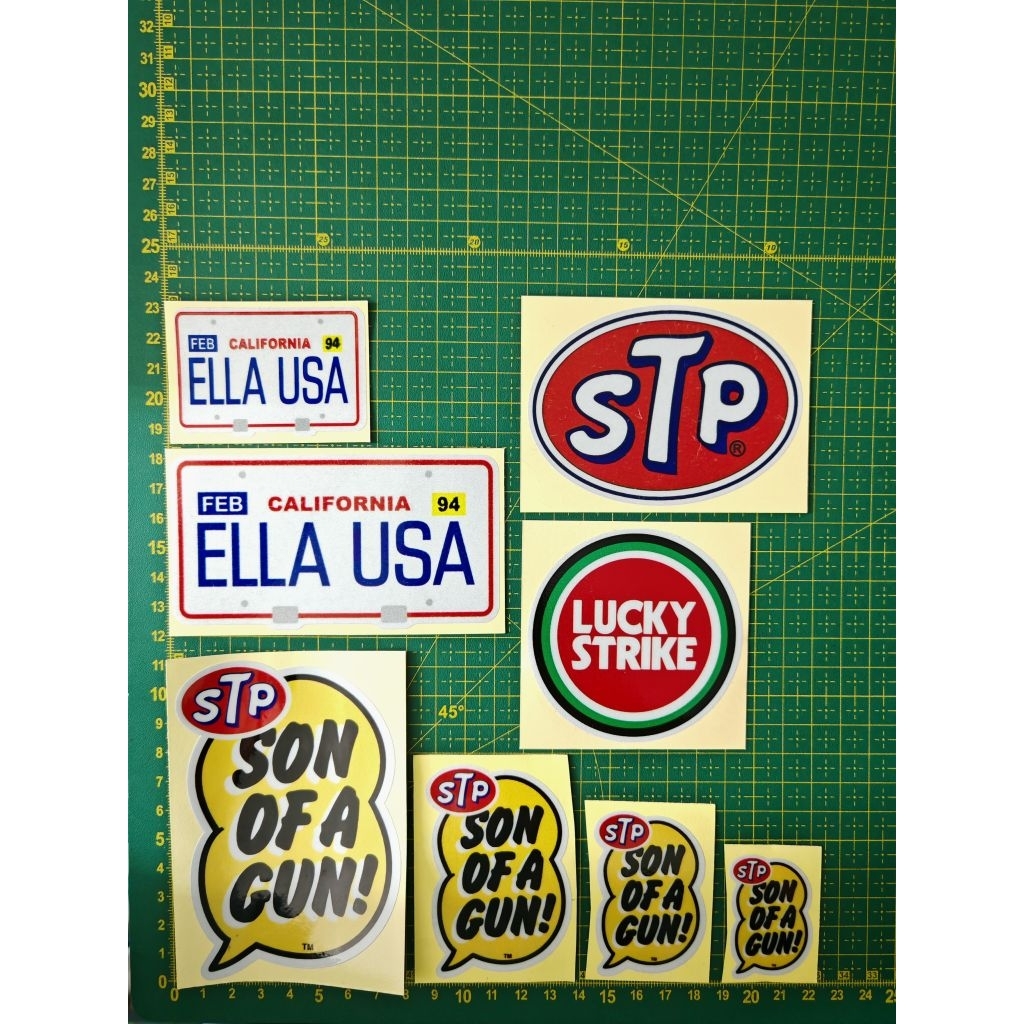 Sticker ella usa stp strike son of a gun sticker print pantul cahaya ...