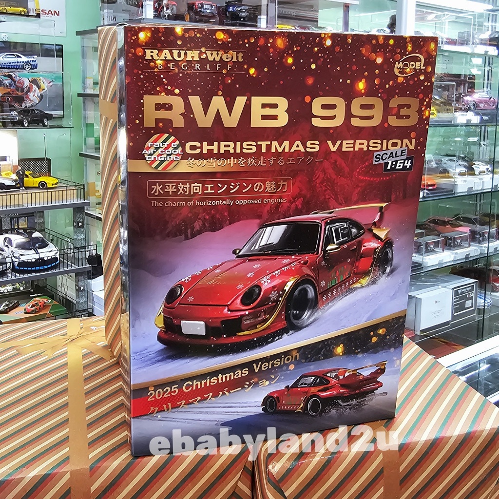 Model Model 1/64 Porsche RWB 930 Valentine Version 2026 RWB993 ...