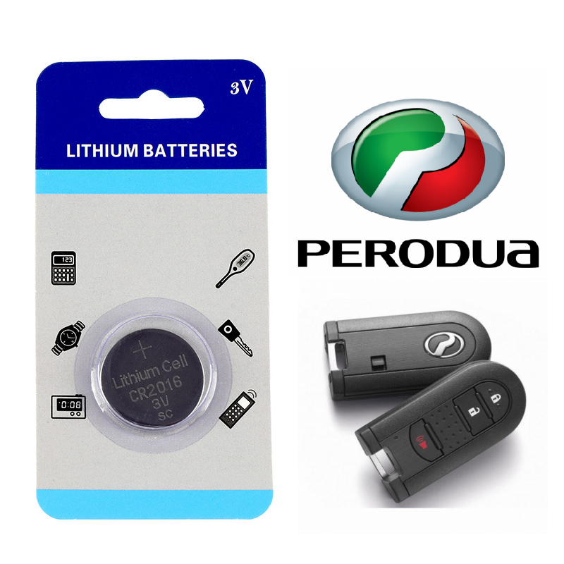MKR PERODUA REMOTE KEY BATTERY CR2016 CR2025 CR2032 BEZZA MYVI ALZA ...