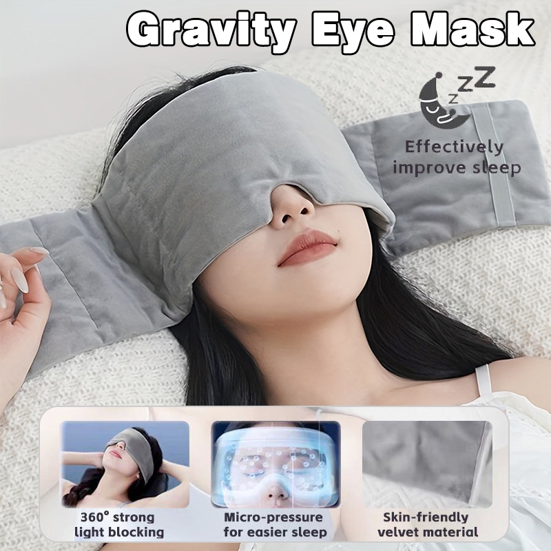 Gravity Sleep Eye Mask Mild Pressure Improve Sleep Aid Eye Cover Relax ...