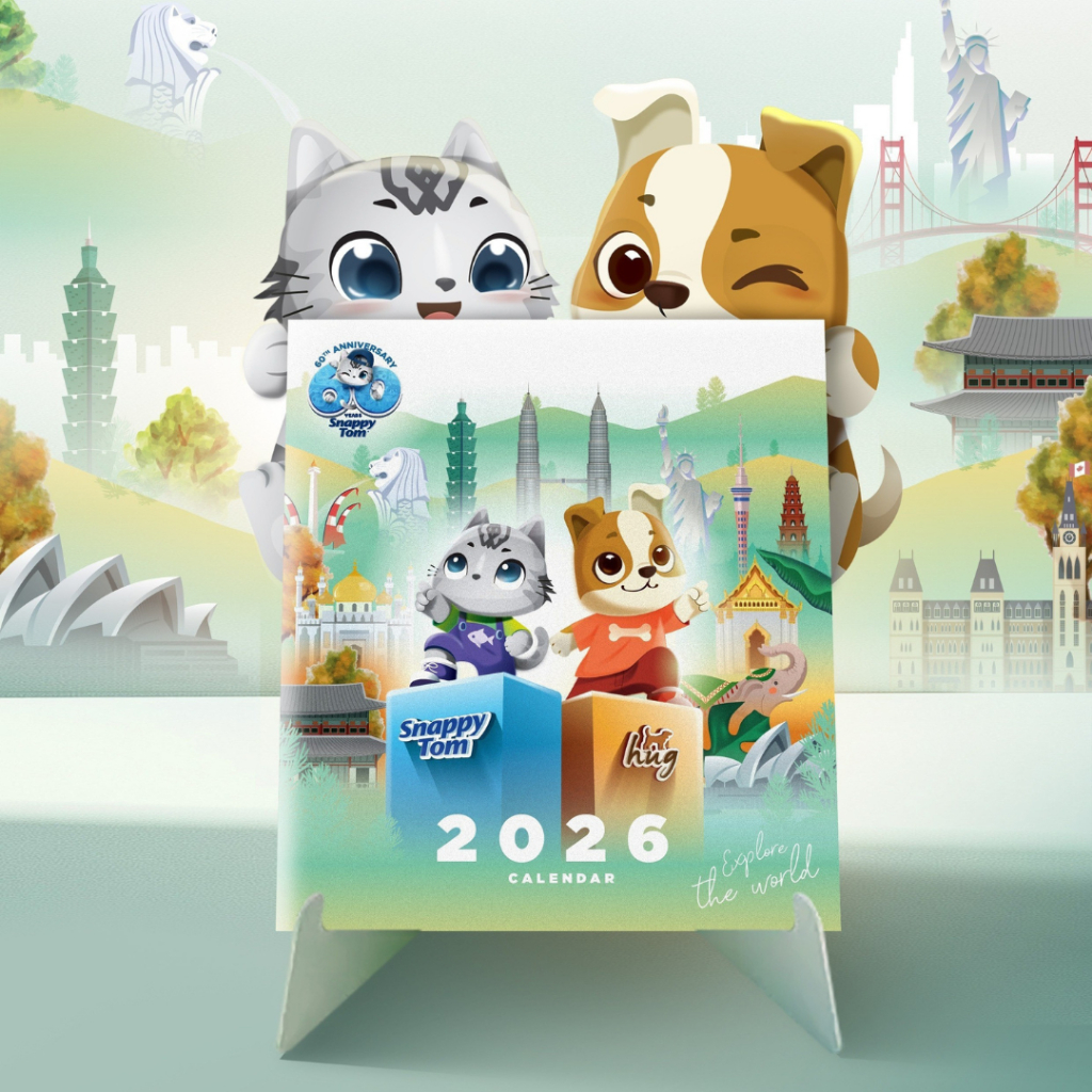 [Limited 2026 Table Calendar] SNAPPY TOM and HUG Exclusive Table ...