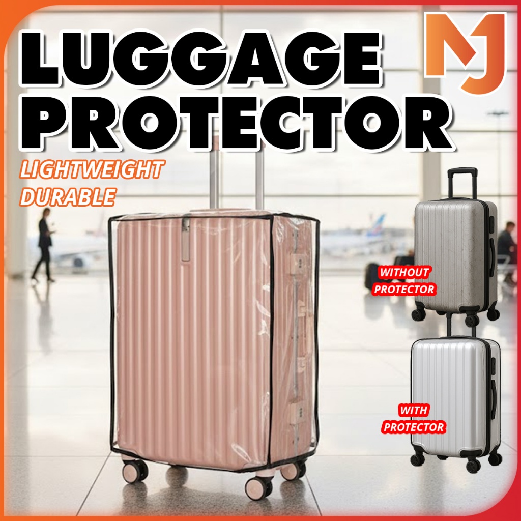 McJoden - LUGGAGE PROTECTOR Transparent Luggage Cover Protector (