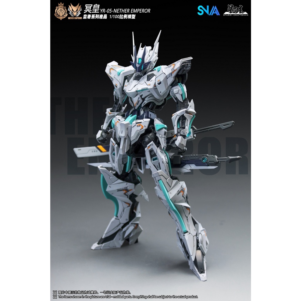 READY STOCK SNAA 1/100 Scale YR-05 Royal Series Nether Emperor Robotech ...