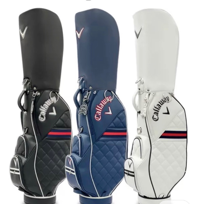 { 𝗠𝗔𝗟𝗔𝗬𝗦𝗜𝗔 𝗥𝗘𝗔𝗗𝗬 𝗦𝗧𝗢𝗖𝗞 } Callaway Golf Bag PU Leather / White Blue ...