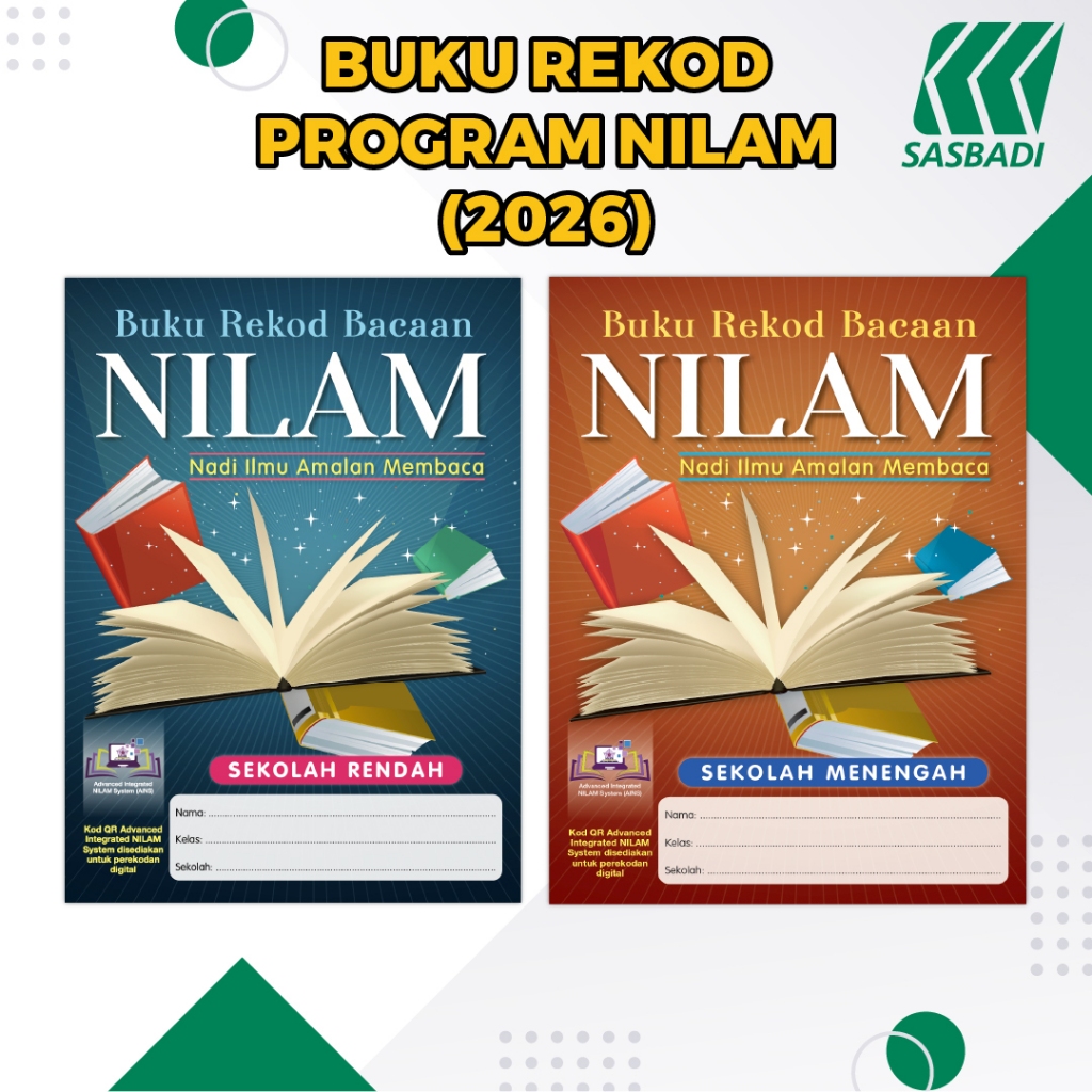 [SASBADI] BUKU REKOD PROGRAM NILAM (2026) | Shopee Malaysia