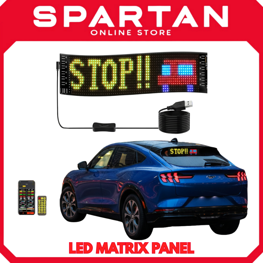 LED Matrix Pixel Panel Bluetooth APP USB 5V Flexible Addressable RGB ...
