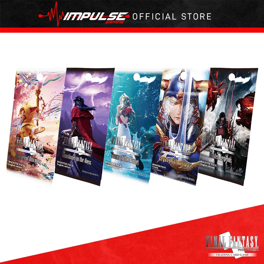Final Fantasy TCG [ENGLISH] Booster Pack - Hidden Legend, Legacy  Collection, Tears Planet, Gunslinger Abyss, Journey | Shopee Malaysia