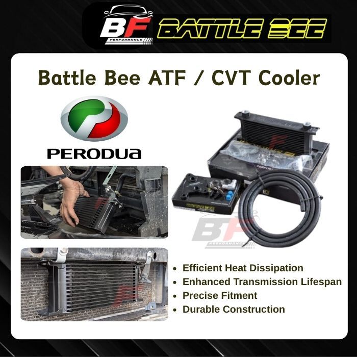 Myvi G3 ATF CVT Cooler Ativa CVT Battle Bee CVT Cooler Perodua Adaptor ...