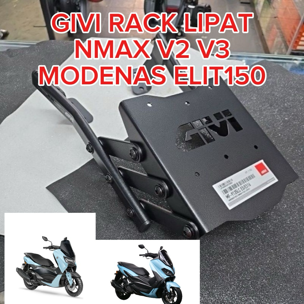 YAMAHA NMAX MODENAS ELIT 100% OIRGINAL GIVI Adjustable Heavy Duty Lipat ...