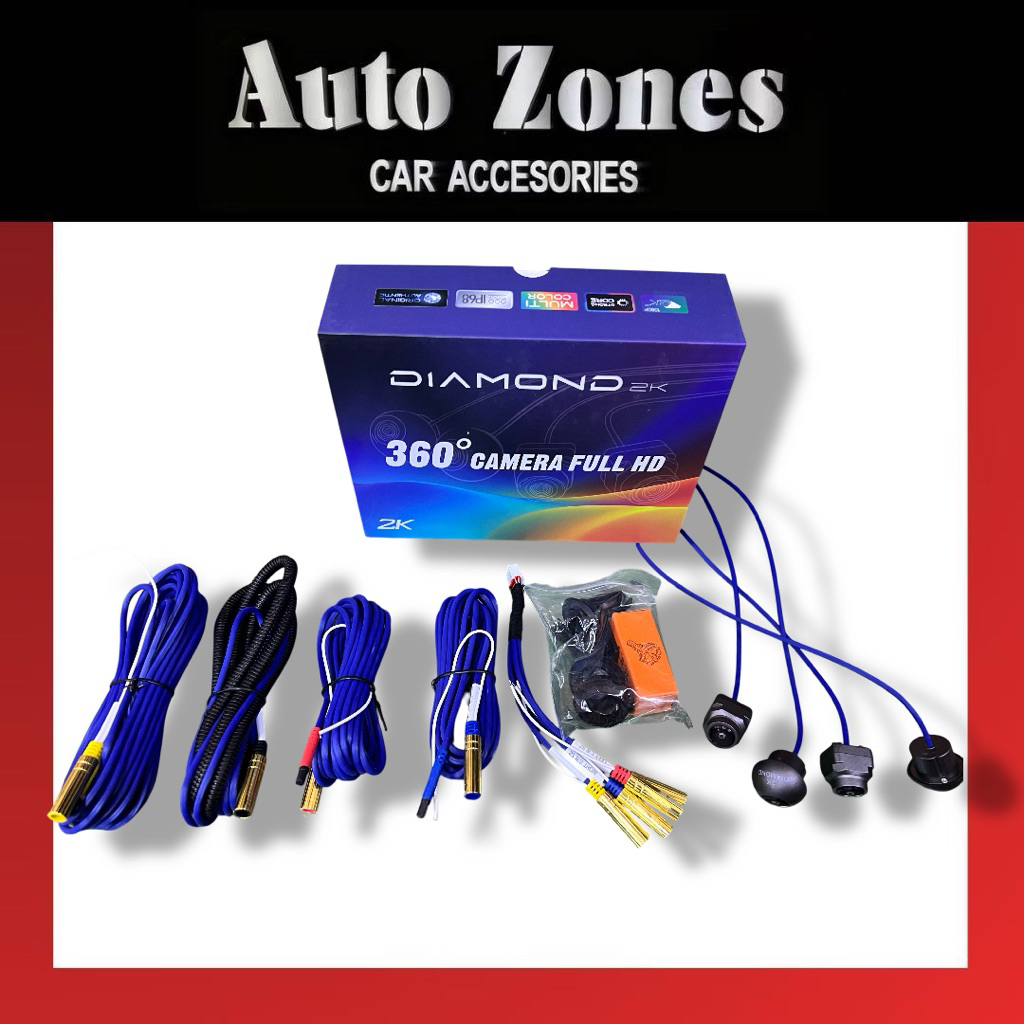 Diamond 2k 360 Full HD Camera Car Bird View Parking Panoramic System ...