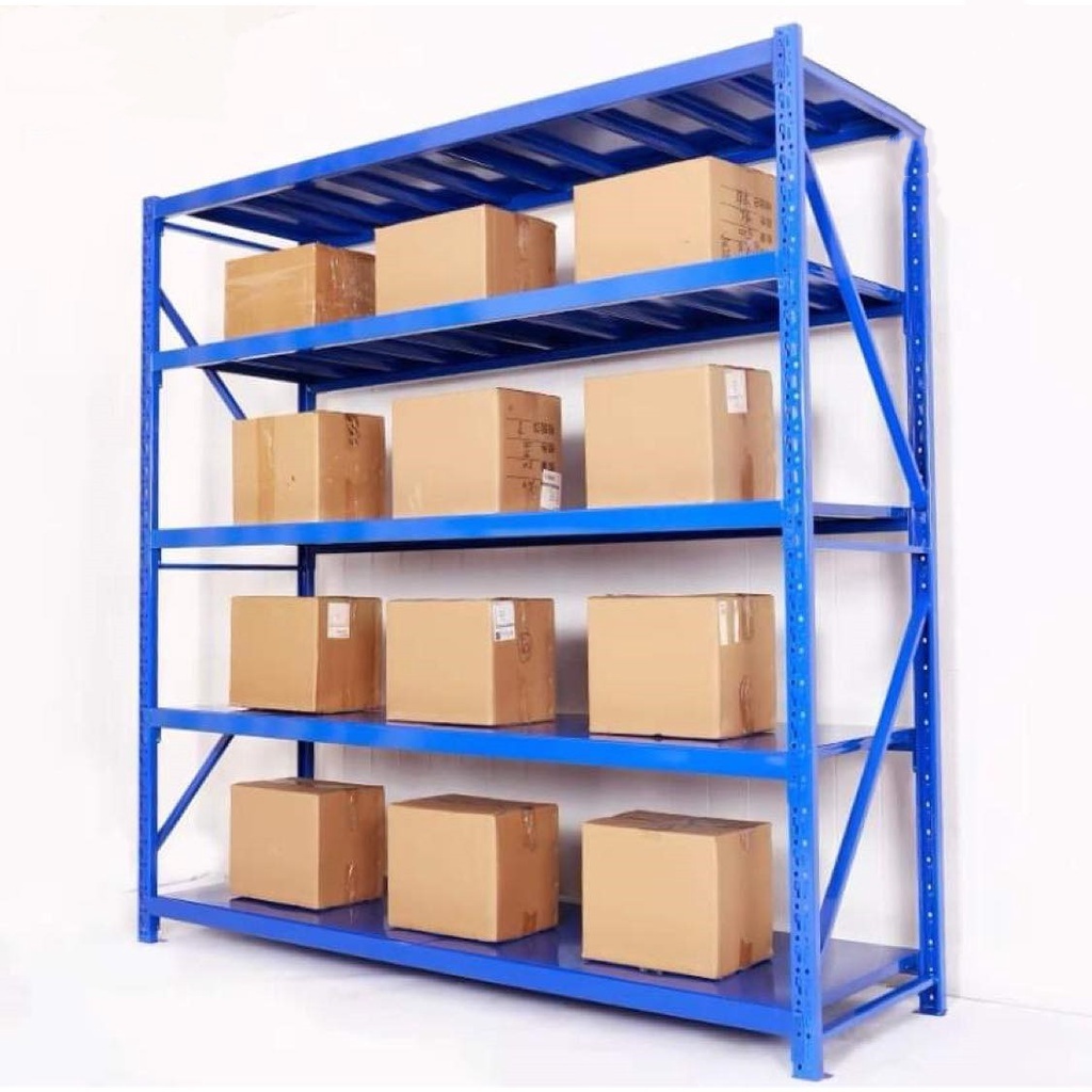 HEAVY DUTY RACK BESI RAK STORAGE Boltless Serbaguna Storage / Metal ...