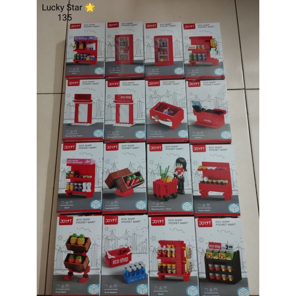 Mini Block. Eco Shop Pocket Mart / 积木 ( Ready Stock ) | Shopee Malaysia