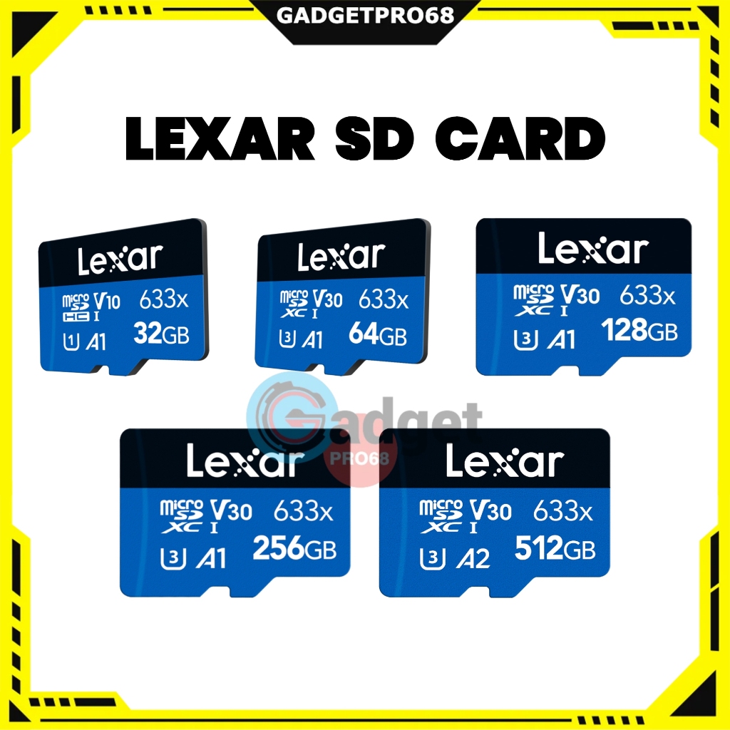 LEXAR Micro SD Card High Speed Reading 100MB/s 16GB 32GB 64GB 128GB ...