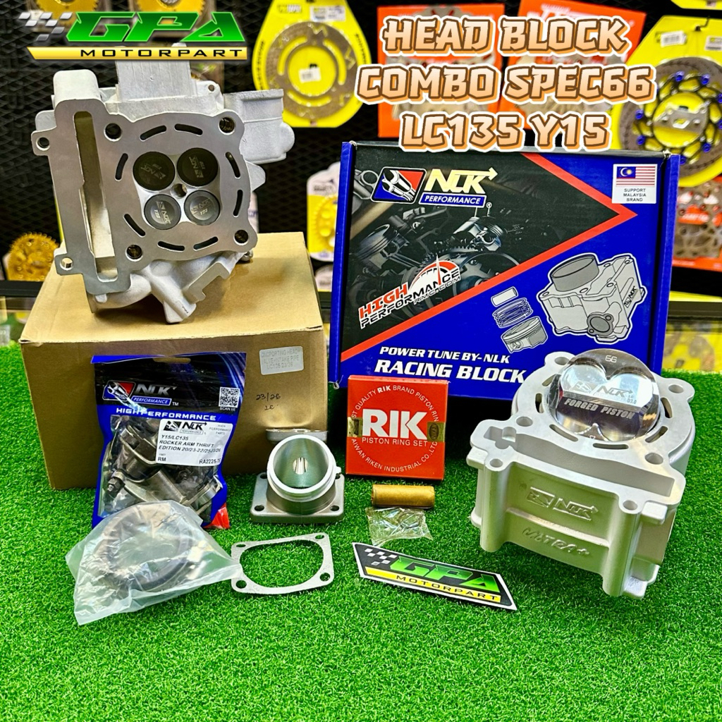 RRMC RACING HEAD BLOCK COMBO SPEC66 CNC LC135 Y15 | Shopee Malaysia