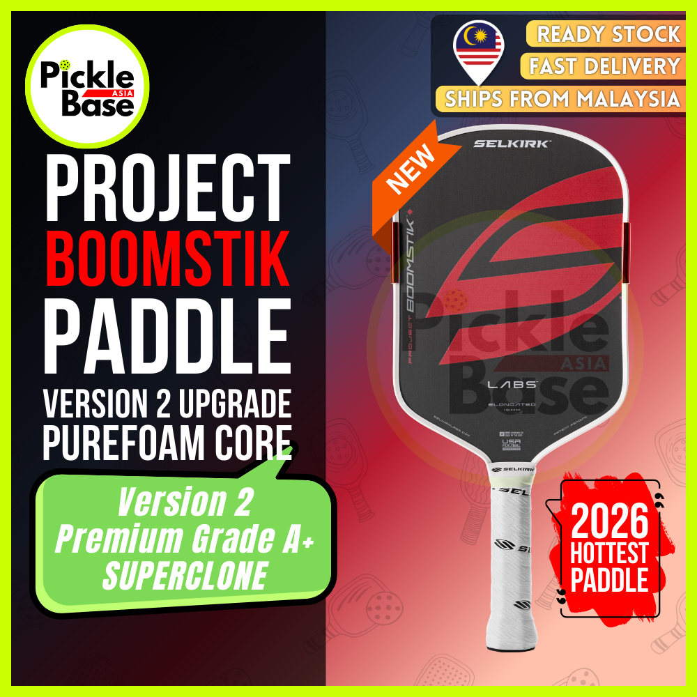 [PICKLEBASE] PROJECT BOOMSTIK 2026 PADDLE ELONGATED WIDEBODY (PREMIUM ...