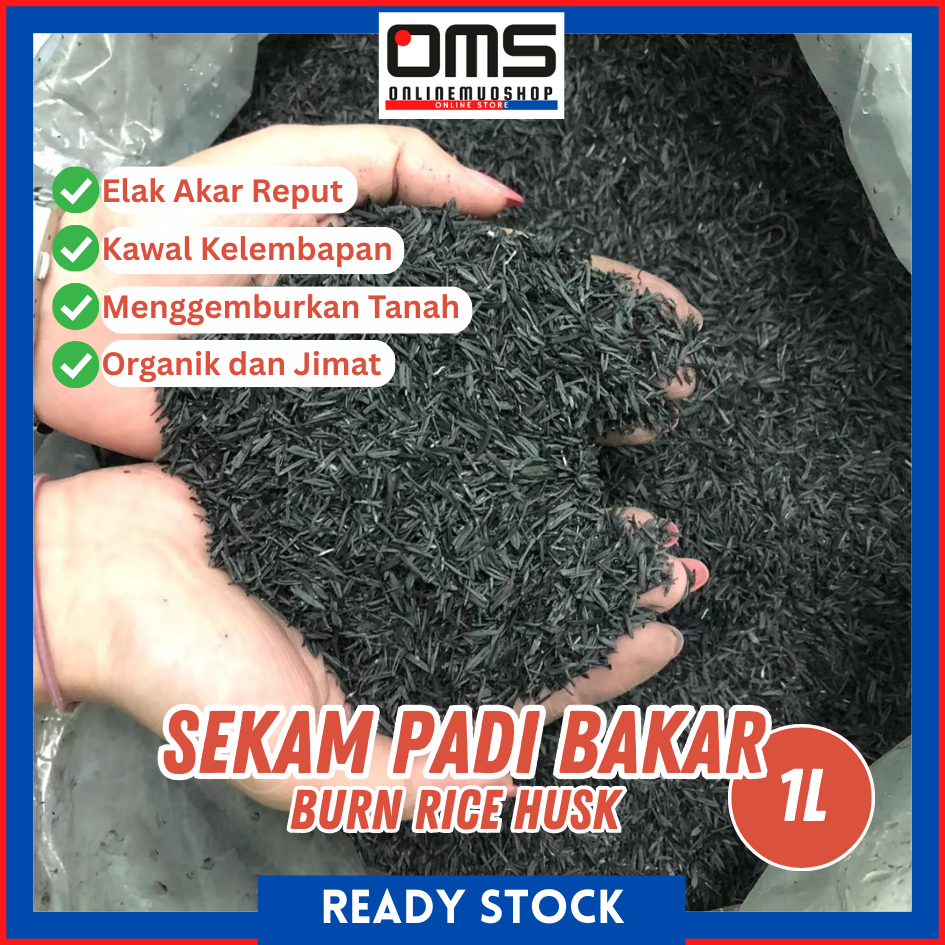 [Ready Stock] Sekam Padi Bakar / Burn Rice Husk Gred A (1L) | Shopee ...