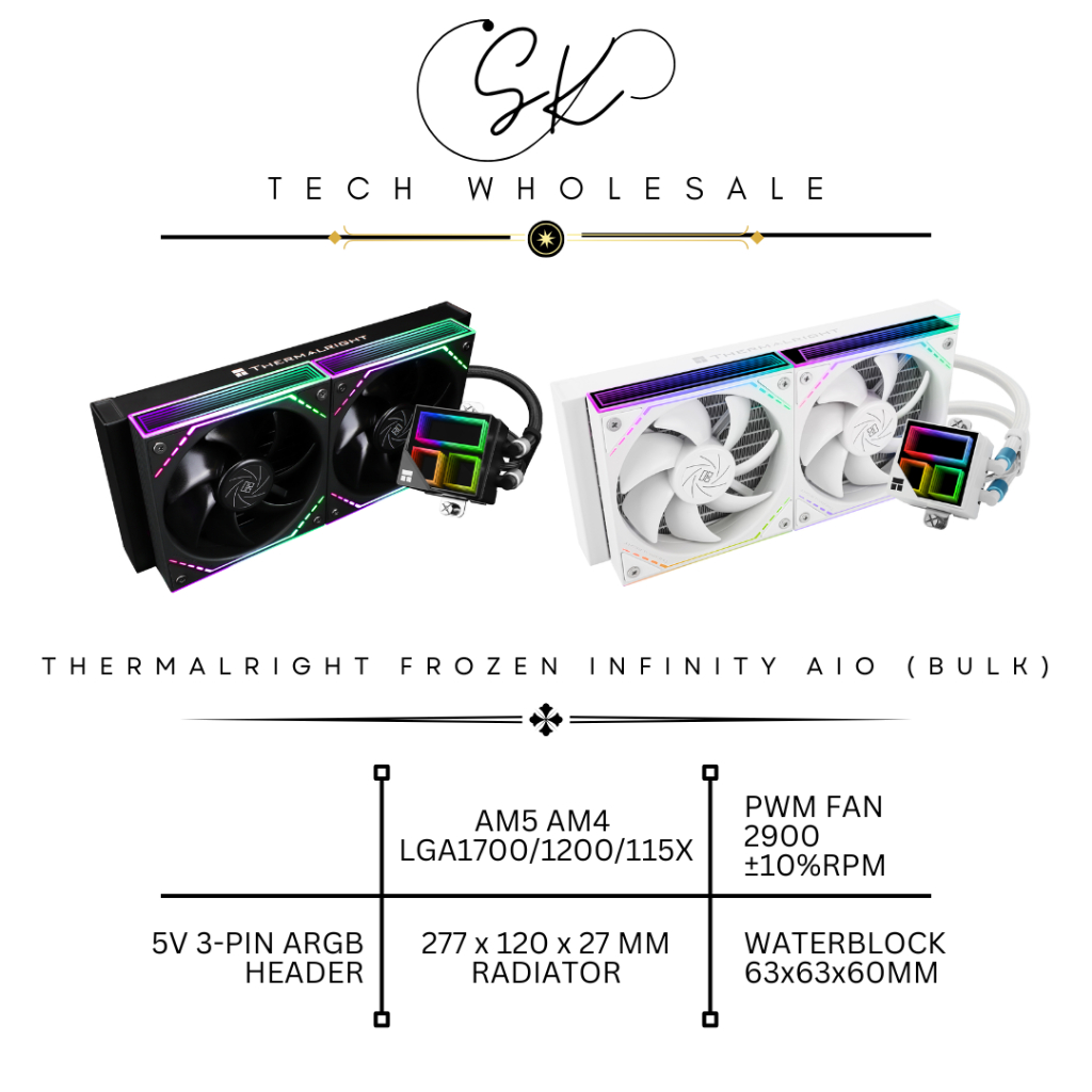 [SK TECH] THERMALRIGHT FROZEN INFINITY 240MM AIO ARGB CPU PROCESSOR ...